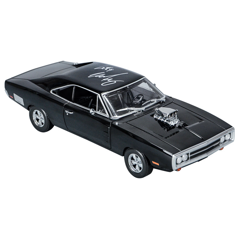 Michelle Rodriguez Autographed 1:18 Scale Die-Cast Fast and Furious Dom's 1970 Dodge Charger