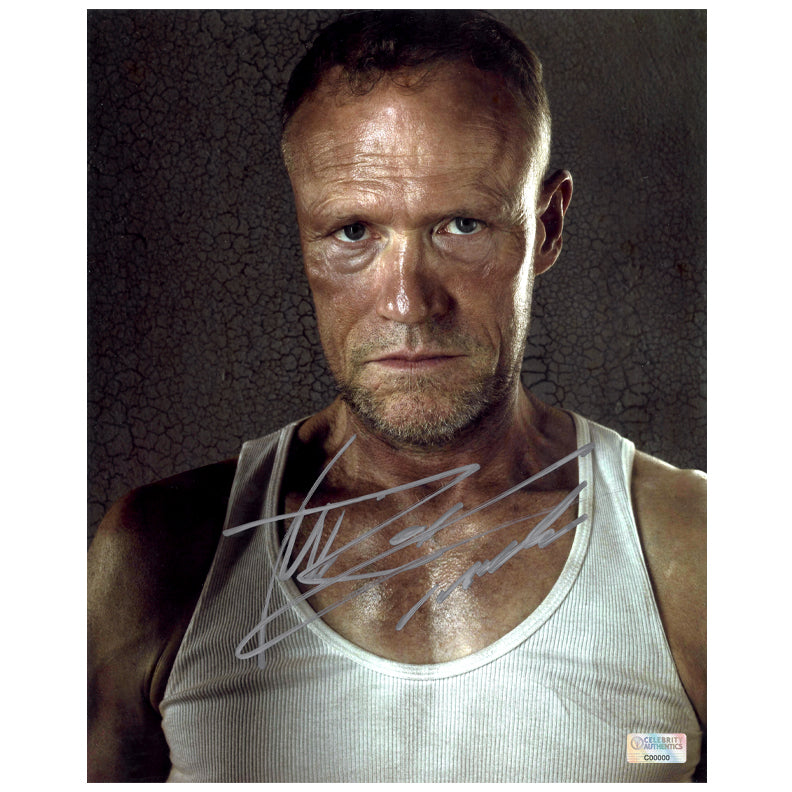 Michael Rooker Autographed The Walking Dead Merle 8x10 Portrait Photo