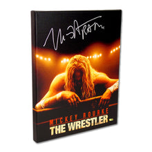 Load image into Gallery viewer, Mickey Rourke Autographed The Wrestler Movie Artwork 16x20 Canvas Gallery Edition