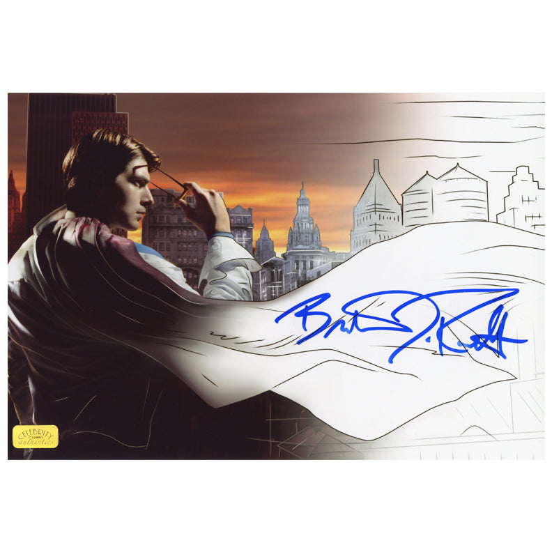 Brandon Routh Autographed Superman Returns Comic to Film 8.5x11 Photo ...