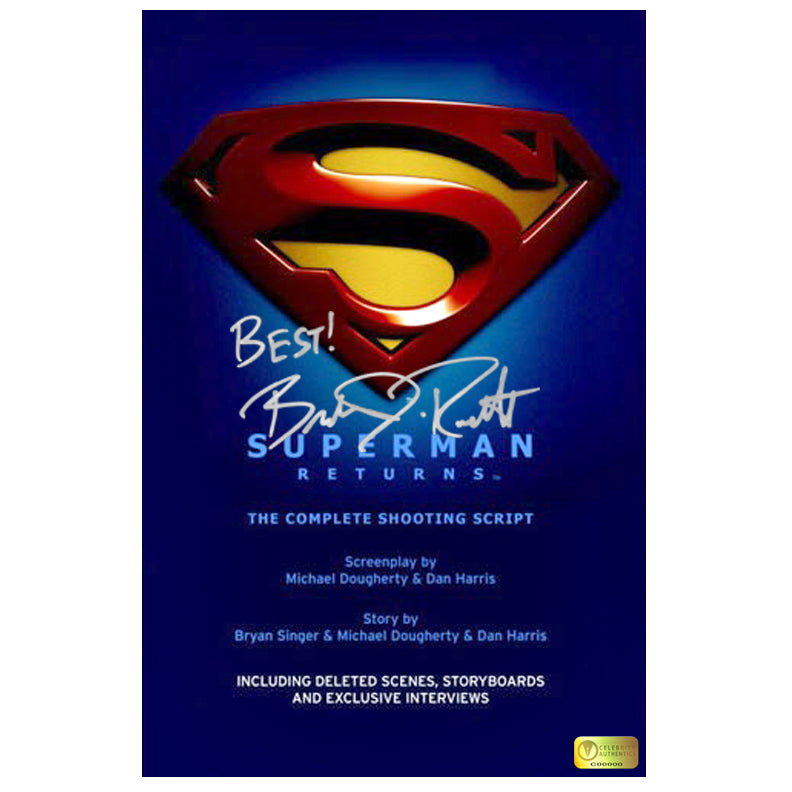 Brandon Routh Autographed Superman Returns Script