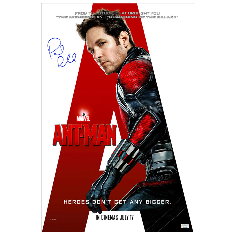 Paul Rudd Autographed Ant-Man 16×24 International Style Poster