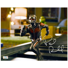 Load image into Gallery viewer, Paul Rudd Autographed Ant-Man Train Tracks 8×10 Photo
