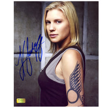 Load image into Gallery viewer, Katee Sackhoff Autographed Battlestar Galactica Starbuck Tattoo 8×10 Photo
