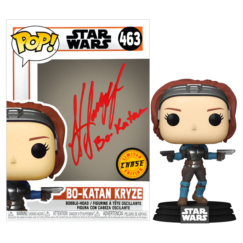 Katee Sackhoff Autographed Star Wars Bo-Katan Kryze Chase #463 POP! Vinyl Figure