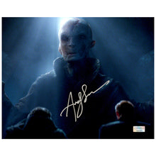 Load image into Gallery viewer, Andy Serkis Autographed Star Wars Supreme Leader Snoke Scene 8x10 Photo