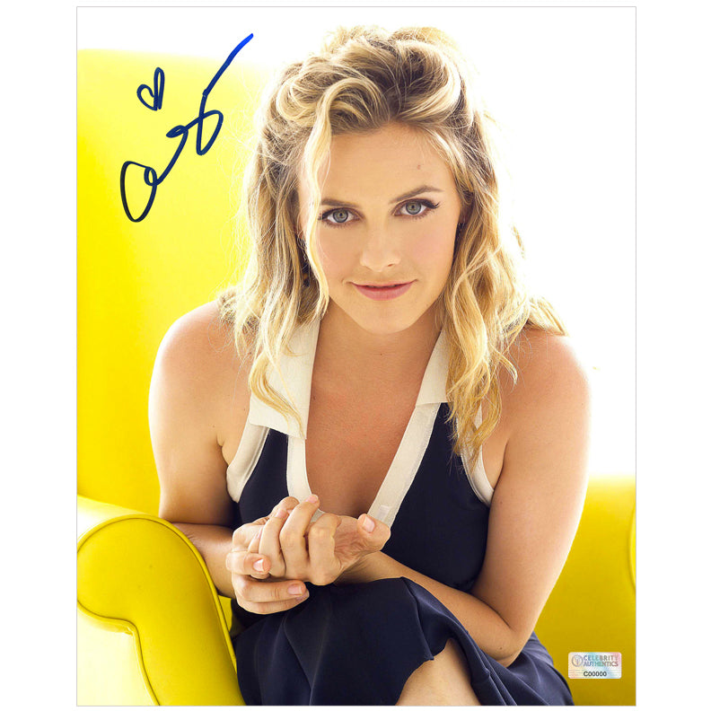 Alicia Silverstone Autographed 8x10 Photograph Aerosmith Crazy ! BAS W