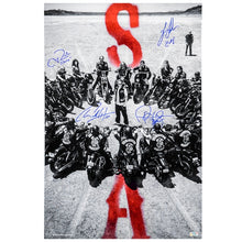 Load image into Gallery viewer, Charlie Hunnam, Ron Perlman Sons of Anarchy Cast Autographed 16x24 Poster