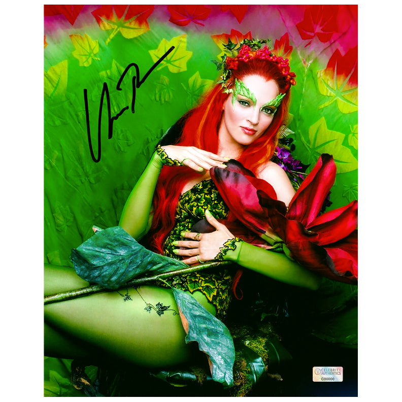 Uma Thurman Autographed Batman & Robin Poison Ivy 8x10 Photo
