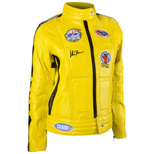 Load image into Gallery viewer, Uma Thurman Autographed Kill Bill The Bride Leather Motorcycle Jacket