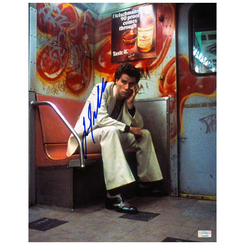 John Travolta Autographed Classic Saturday Night Fever Tony Manero 11x14 Photo