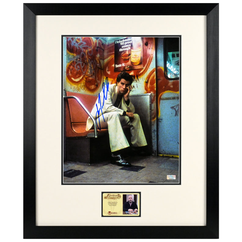 John Travolta Autographed Classic Saturday Night Fever Tony Manero 11x14 Photo