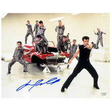 Load image into Gallery viewer, John Travolta Autographed Grease Danny Zuko T-Birds 11x14 Scene Photo