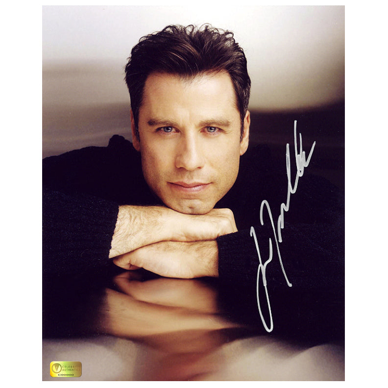 John Travolta Autographed 8×10 Portrait Photo