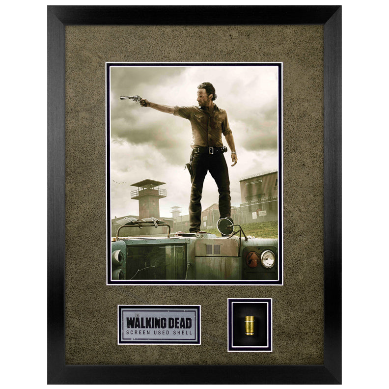Andrew Lincoln The Walking Dead Screen Used Bullet Display with Letter of Authenticity