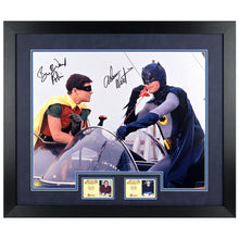 Load image into Gallery viewer, Adam West and Burt Ward Autographed Classic Batman 1966 Batman and Robin 16x20 Photo