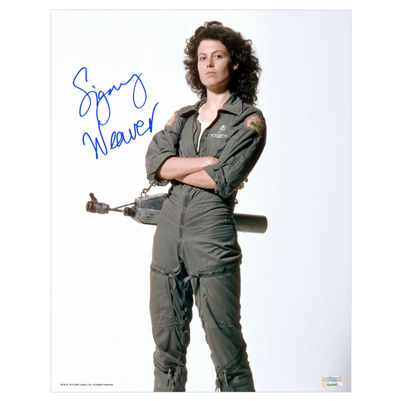 Sigourney Weaver Autographed Alien Ripley 11x14 Studio Photo