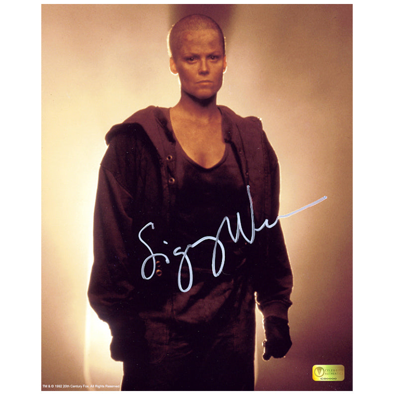 Sigourney Weaver Autographed Alien 3 Portrait 8×10 Photo