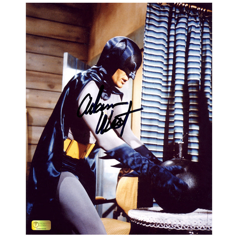 Adam West Autographed Classic Batman Bomb 8x10 Photo