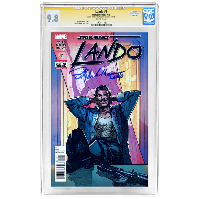 Billy Dee Williams Autographed Star Wars Lando #1 CGC SS 9.8