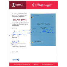 Load image into Gallery viewer, Henry Winkler Autographed Happy Days Original Production Used Episode 62 Script