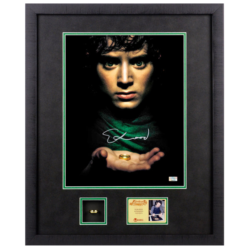 Elijah Wood Autographed Lord of the Rings Frodo 11x14 Close Up Photo