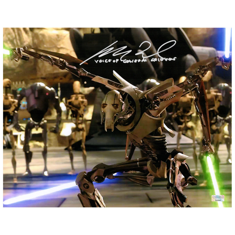 Matthew Wood Autographed Star Wars: Revenge of the Sith General Grievous 11×14 Scene Photo